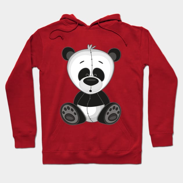 Panda Cute Kawaii Cartoon Hoodie by ProjectX23Red